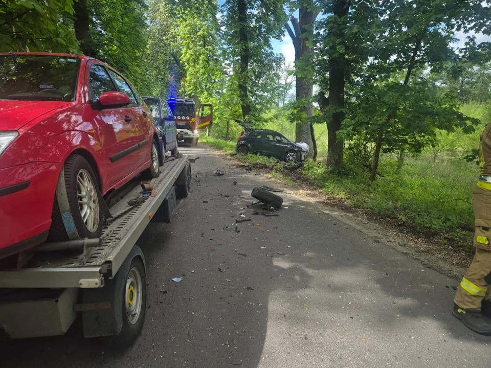 Zderzenie autolawety z samochodem osobowym w miejscowości Klony