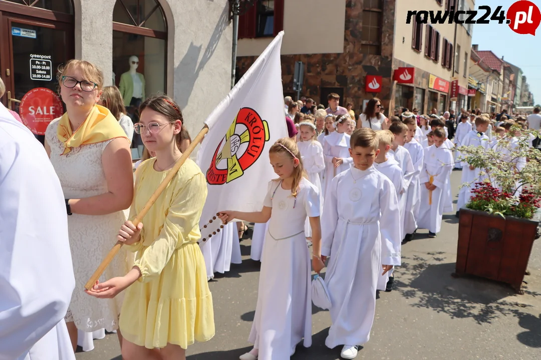 Rawicz. Procesja w Boże Ciało ulicami miasta (2023)