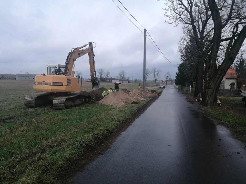 Budowa kanalizacji sanitarnej w Starym Oleścu