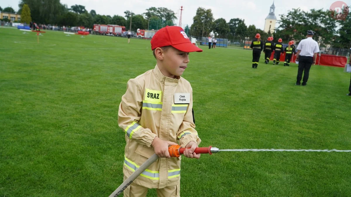 Dziecięce Drużyny Pożarnicze na zawodach w Miejskiej Górce