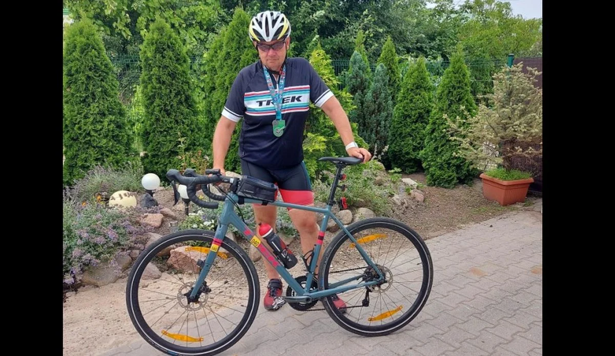 Jacek Andrzejczak pokonał 1008 km na rowerze na Bałtyk-Bieszczady Tour