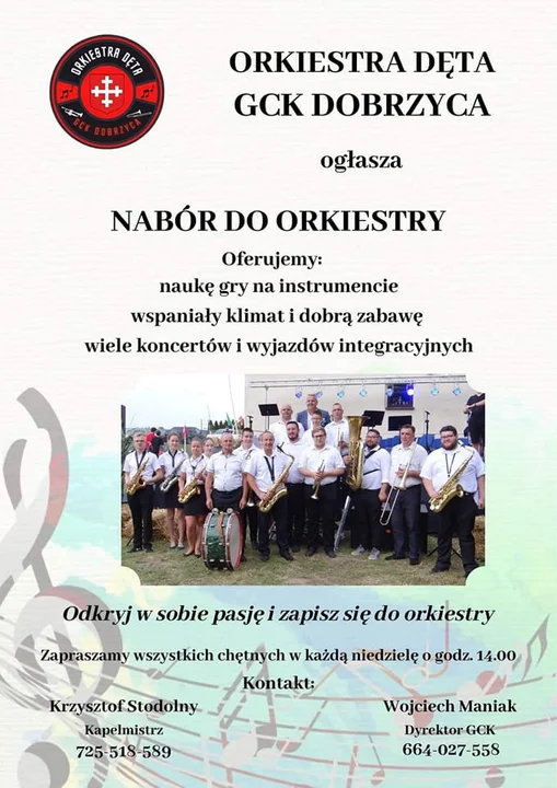 Nabór do Orkiestry Dętej w Dobrzycy