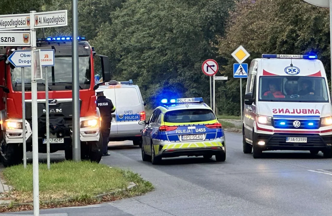 Zderzenie mercedesa i toyoty w Jarocinie - Zdjęcie główne