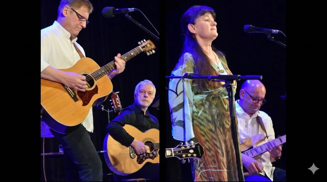 Koncert zespołu "U Studni" w kinie "Szarotka" w Krobi