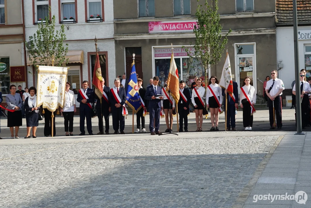 Poświęcenie figury Św. Jana Nepomucena w Krobi