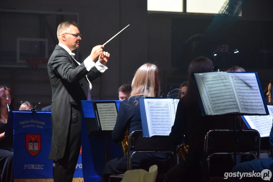 Koncert jubileuszowy Dziecięco-Młodzieżowej Orkiestry Dętej w Poniecu