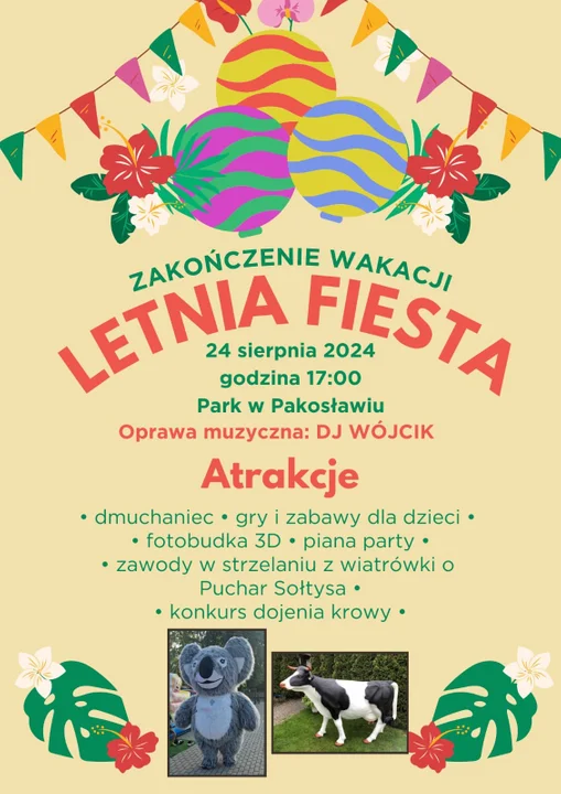 Letnia Fiesta w Pakosławiu