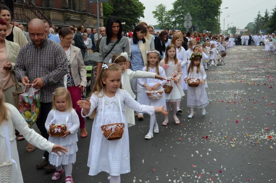 Procesja Bożego Ciała ulicami Krotoszyna w 2016 roku