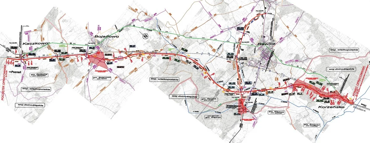 Droga ekspresowa S5 Poznań - Wrocław, w tym odcinek w powiecie rawickim