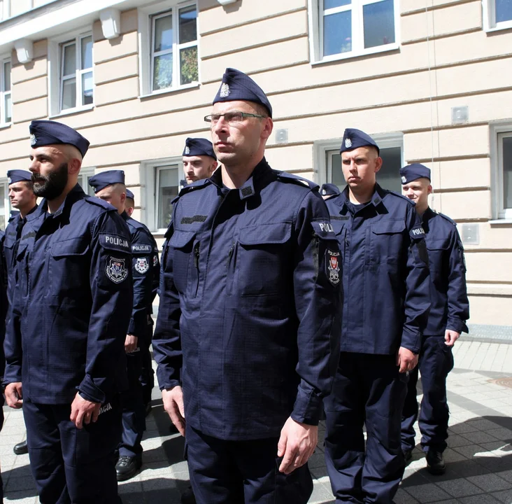 Ślubowanie nowych policjantów