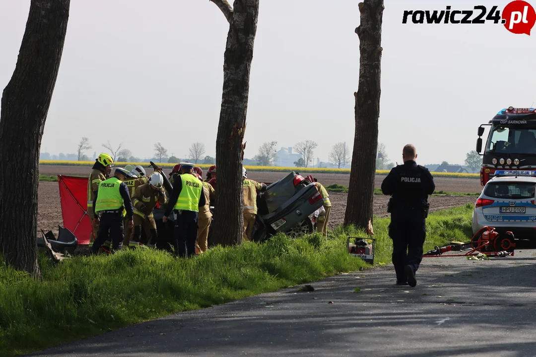 Wypadek śmiertelny na trasie Łaszczyn-Sarnówka