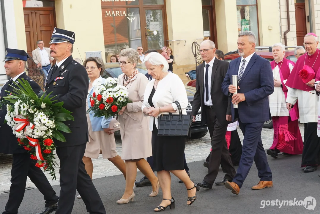 Poświęcenie figury Św. Jana Nepomucena w Krobi