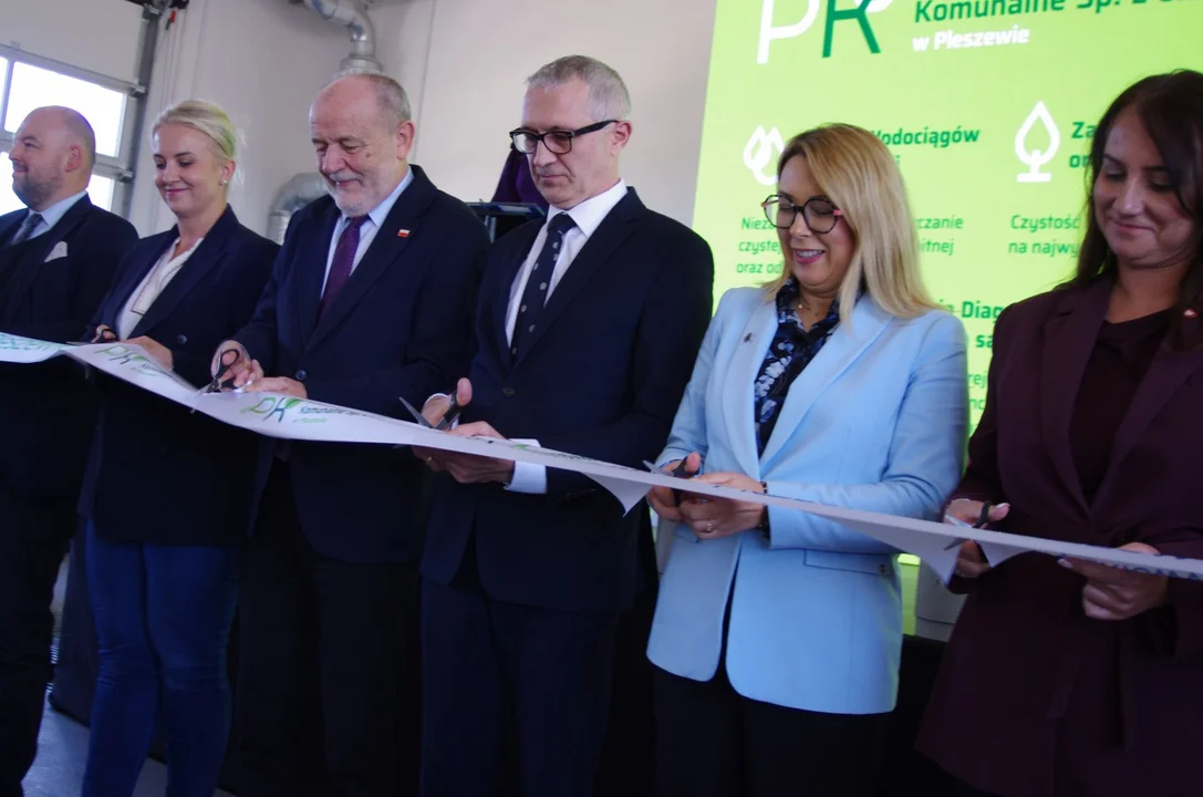 Otwarcie Centralnej Stacji Wodociągowej w Pleszewie