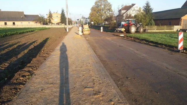 Przebudowa drogi w Maciejewie