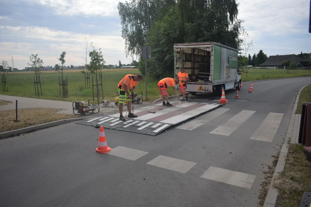 Krotoszyn. Próg zwalniający na Dożynkowej