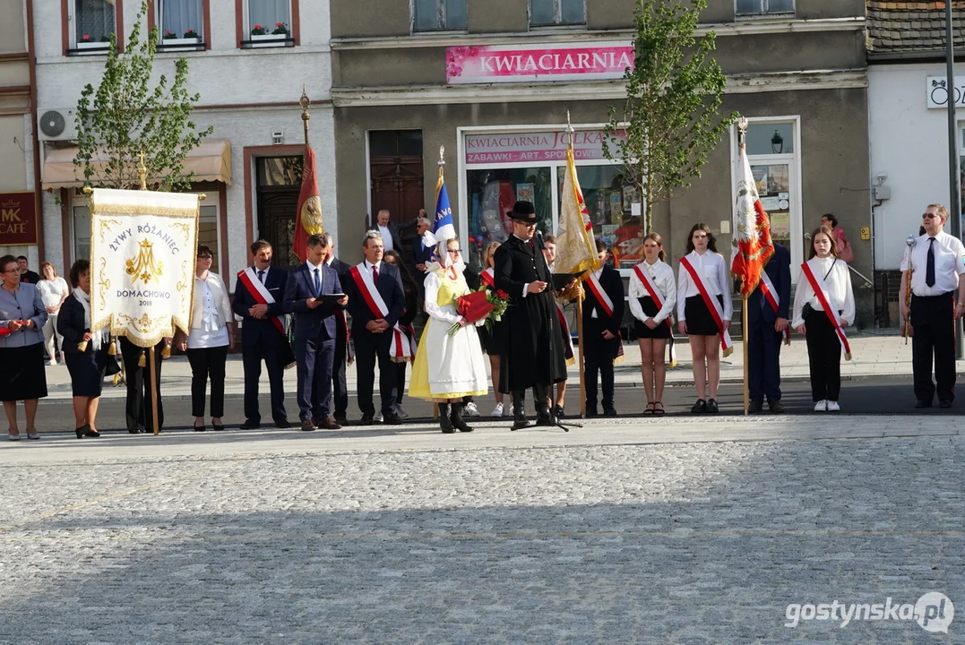 Poświęcenie figury Św. Jana Nepomucena w Krobi