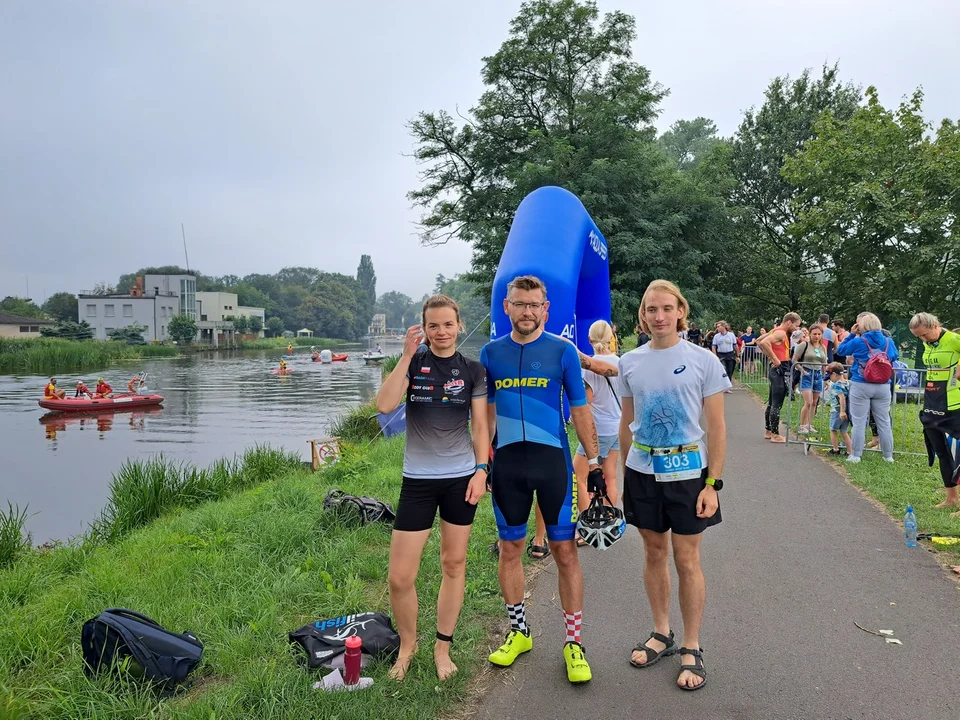 Drużyna Domer Sport Team na zawodach Calisia Triathlon