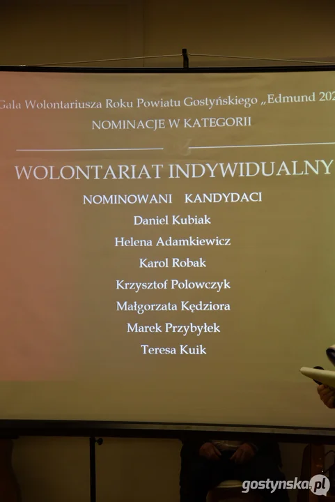 Zapowiedź konkursu Wolontariusza Roku 2022 Powiatu Gostyńskiego