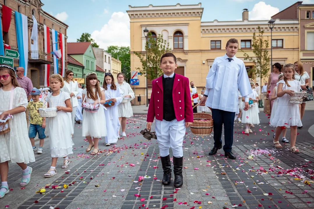 Procesja Bożego Ciała w Krobi 2024