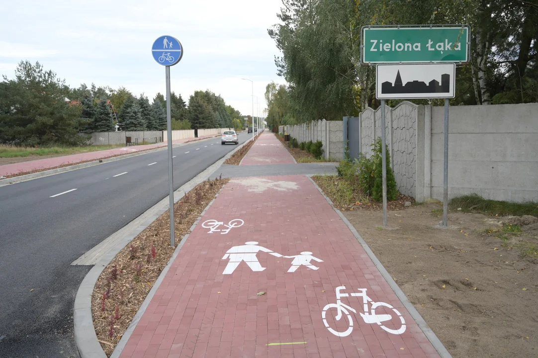 Nowa droga, ścieżka, kładka... Zakończył się remont na trasie Pleszew - Zielona Łąka - Zdjęcie główne