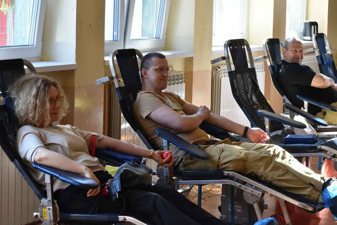 Zbiórka krwi w ZSOiZ w Krobi