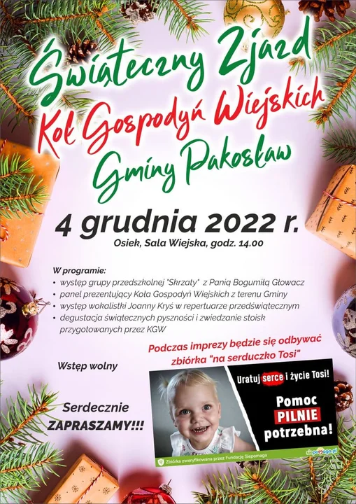 Imprezy w powiecie rawickim 3-6 grudnia 2022 roku