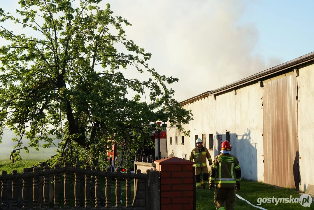 Pożar stodoły w Strumianach