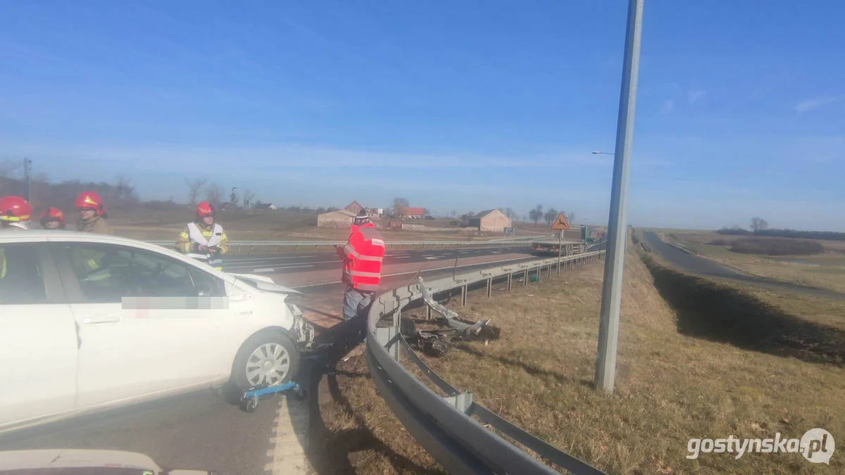 Wypadek na DK 12 Gostyń - Jarocin