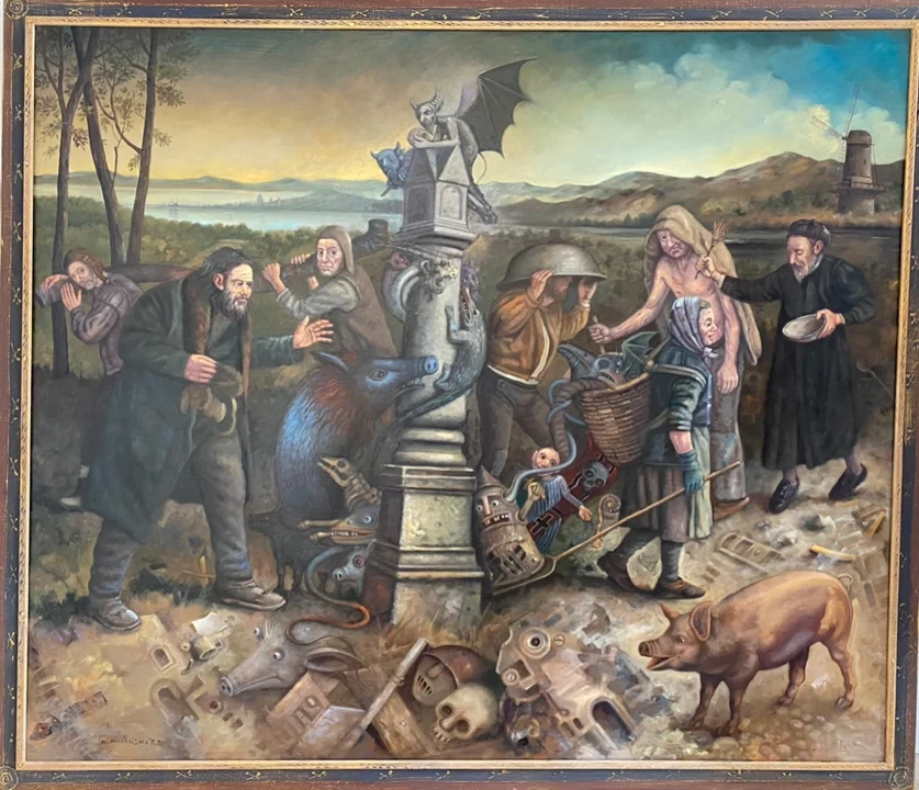 „Mój pierwszy… obraz”. Spotkanie z Dariuszem Milińskim i wernisaż w Pałacu Radolińskich w Jarocinie