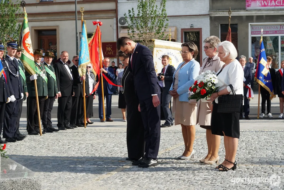 Poświęcenie figury Św. Jana Nepomucena w Krobi