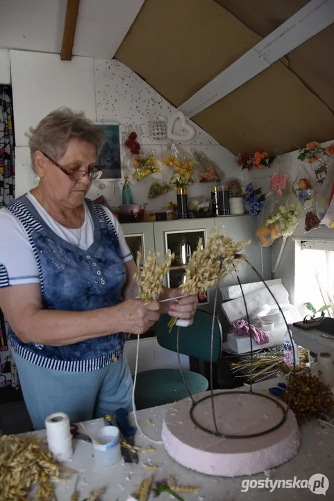 Wieńce dożynkowe Joanny Chudej z Posadowa