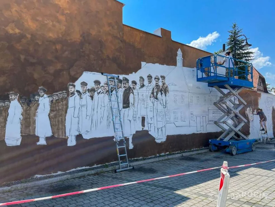 Przybywa murali w Jarocinie. Tym razem upamiętniają Powstanie Wielkopolskie [ZDJECIE] - Zdjęcie główne