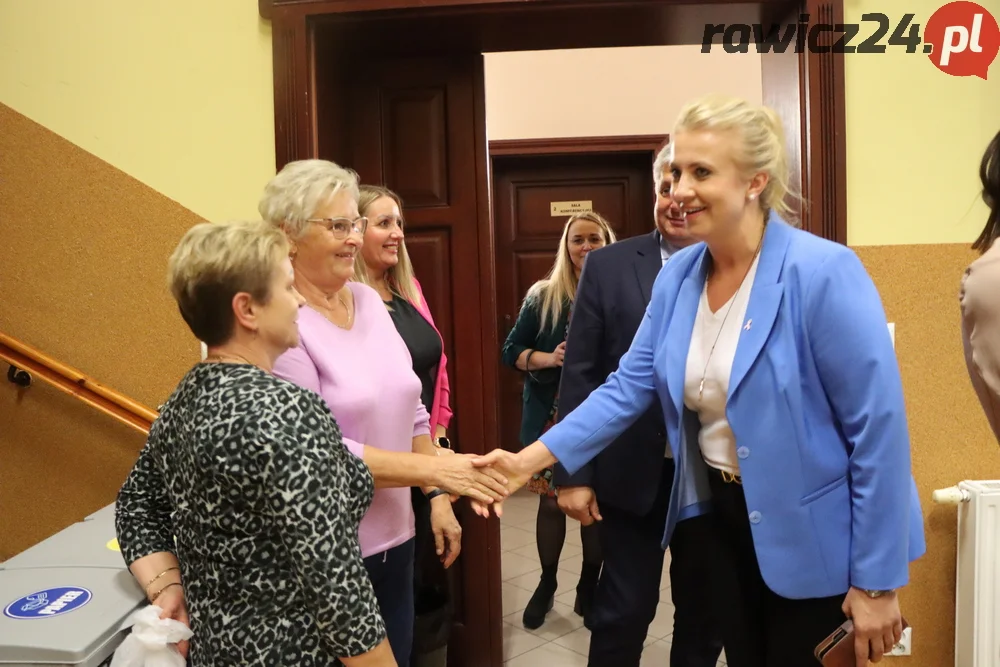 Minister Zdrowia Katarzyna Sójka w Miejskiej Górce