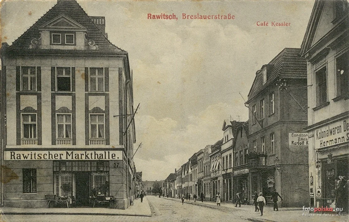 Breslauerstrasse (dziś ul. Grunwaldzka) 1905