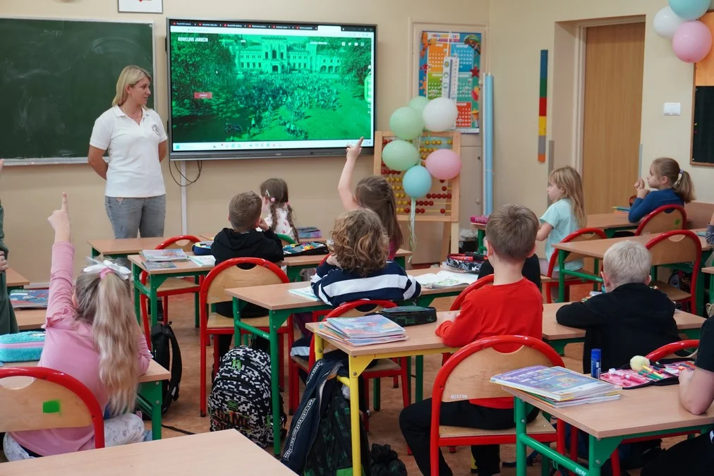 Dzieci poznawały zasady bezpiecznej jazdy na rowerze