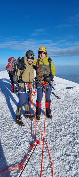 Ultramaratończyk Rafał Przybył z Bodzewka Pierwszego zdobył Mont Blanc