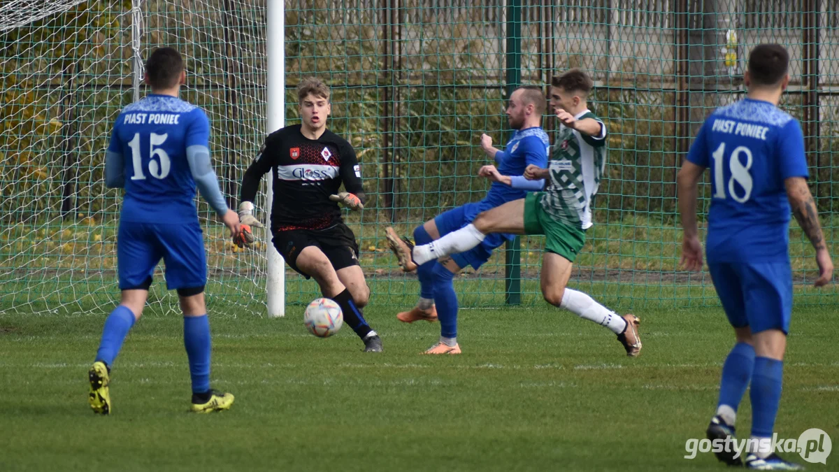 Piast Poniec - Pelikan Grabów nad Prosną 3 : 4