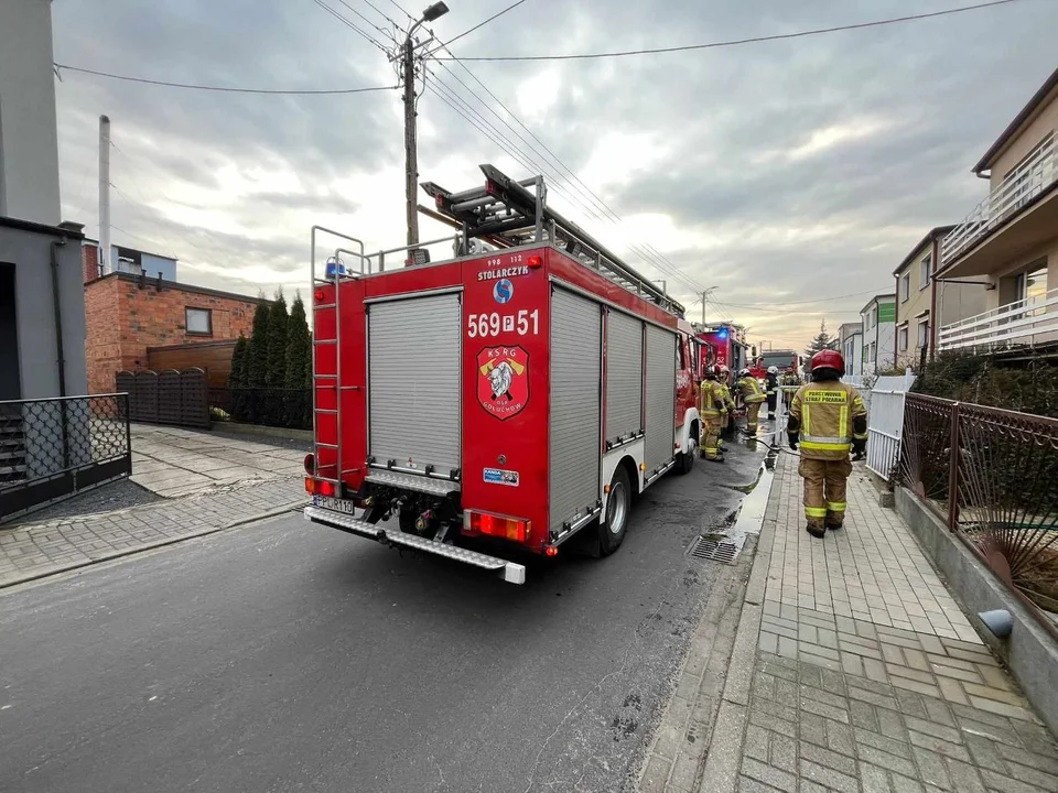 Pożar w Gołuchowie. Jedna osoba poszkodowana - Zdjęcie główne