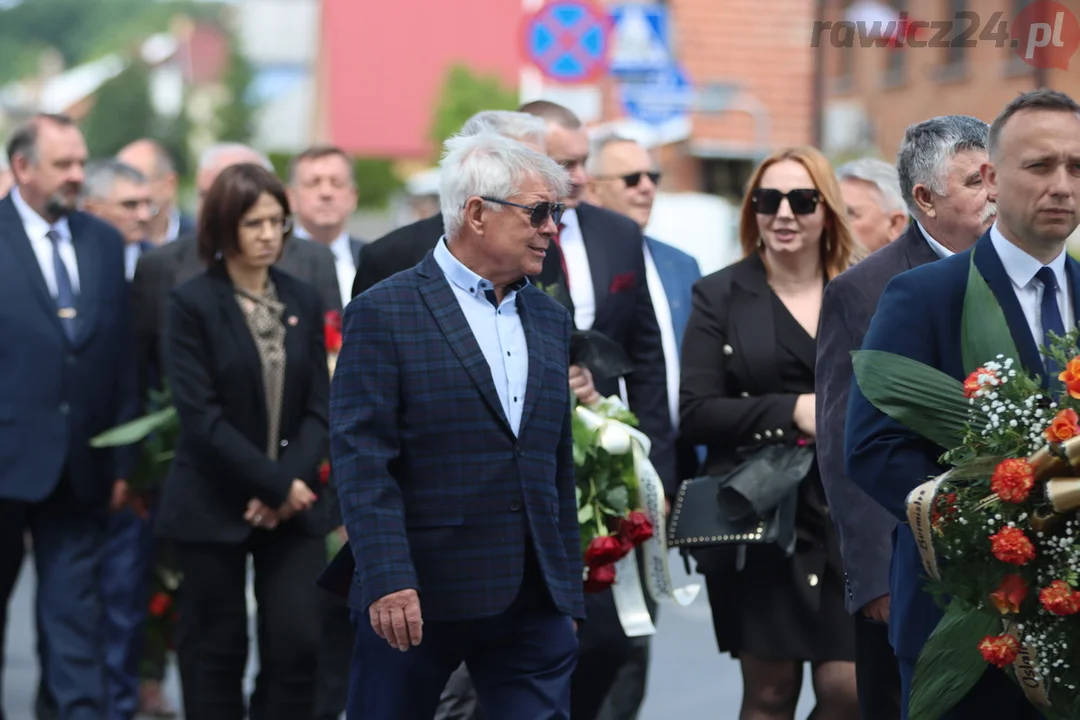 Delegacje na ceremonii pogrzebowej śp. Kazimierza Chudego