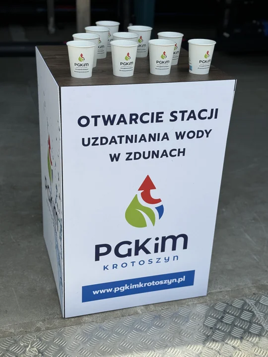 Otwarcie Stacji Uzdatniania Wody w Zdunach