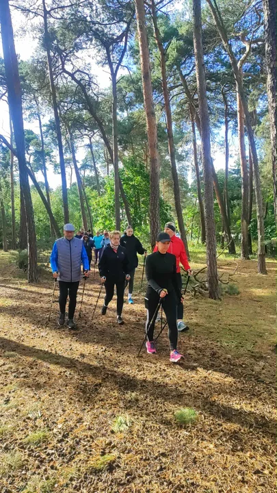 V Marsz po zdrowia z nordic walking w ramach Leśna Triada 2025 w Piaskach
