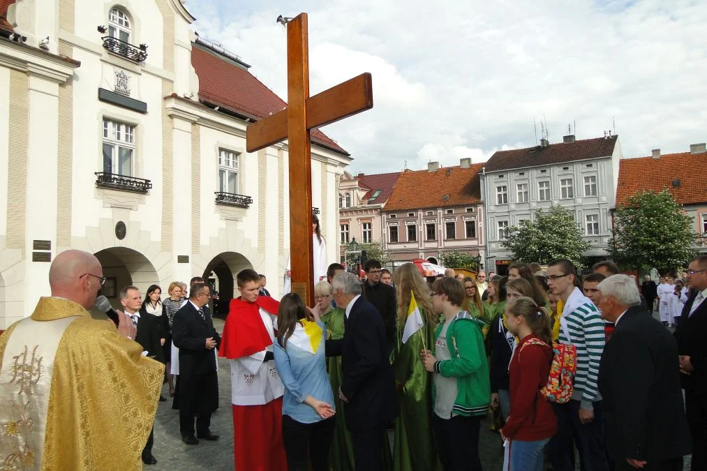 Symbole Światowych Dni Młodzieży w Jarocinie (2014)