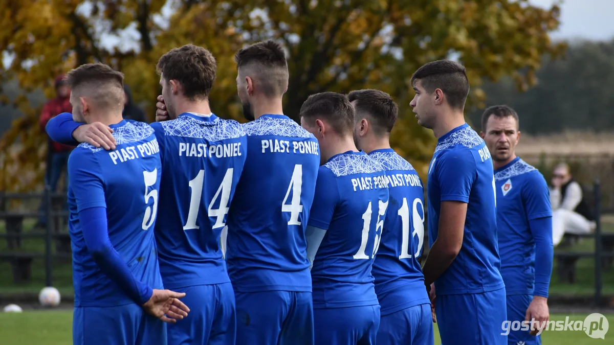 Piast Poniec - Pelikan Grabów nad Prosną 3 : 4