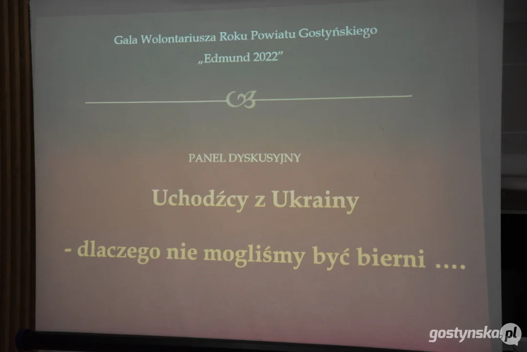 Gala Wolontariusza Roku 2022 Powiatu Gostyńskiego