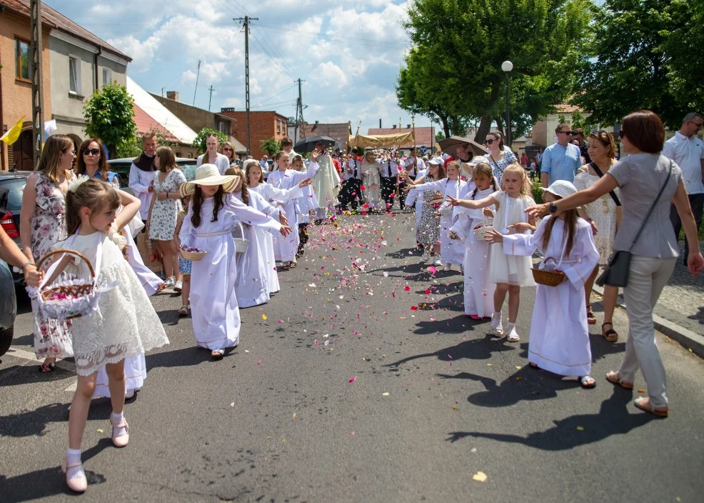 Procesja Bożego Ciała w Choczu