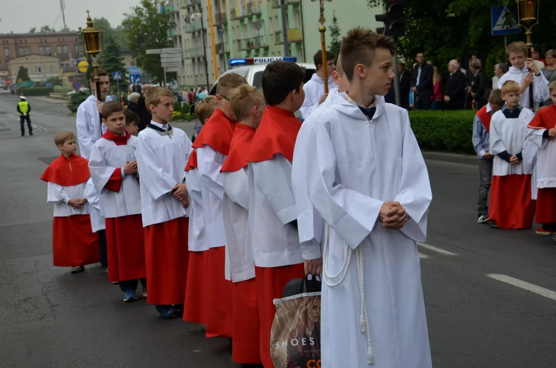 Procesja Bożego Ciała ulicami Krotoszyna w 2016 roku