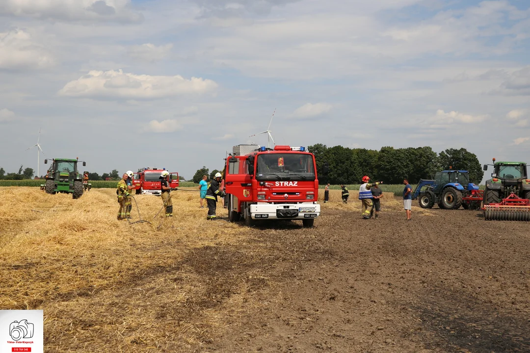 Powiat krotoszyński. Pożary w czasie żniw