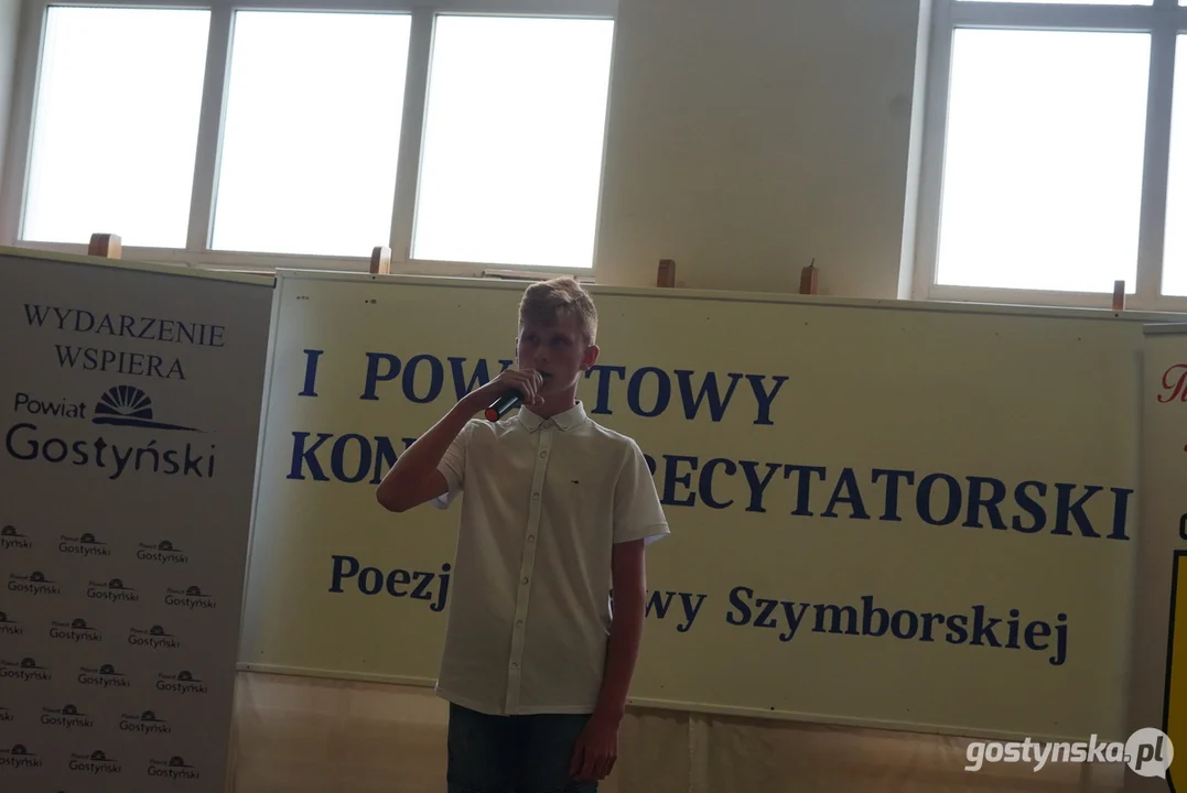 I Powiatowy Konkurs Recytatorski w Skoraszewicach