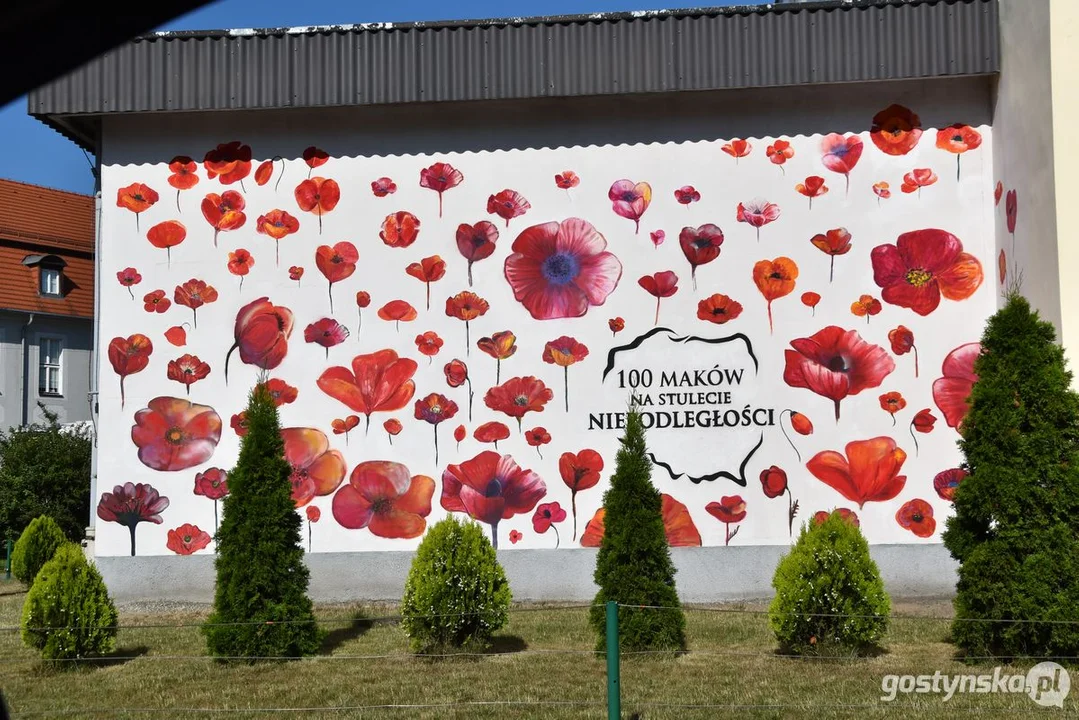 Mural w Gostyniu przy ul. Wrocławskiej