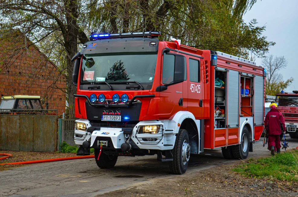 Pożar w Polskich Olędrach